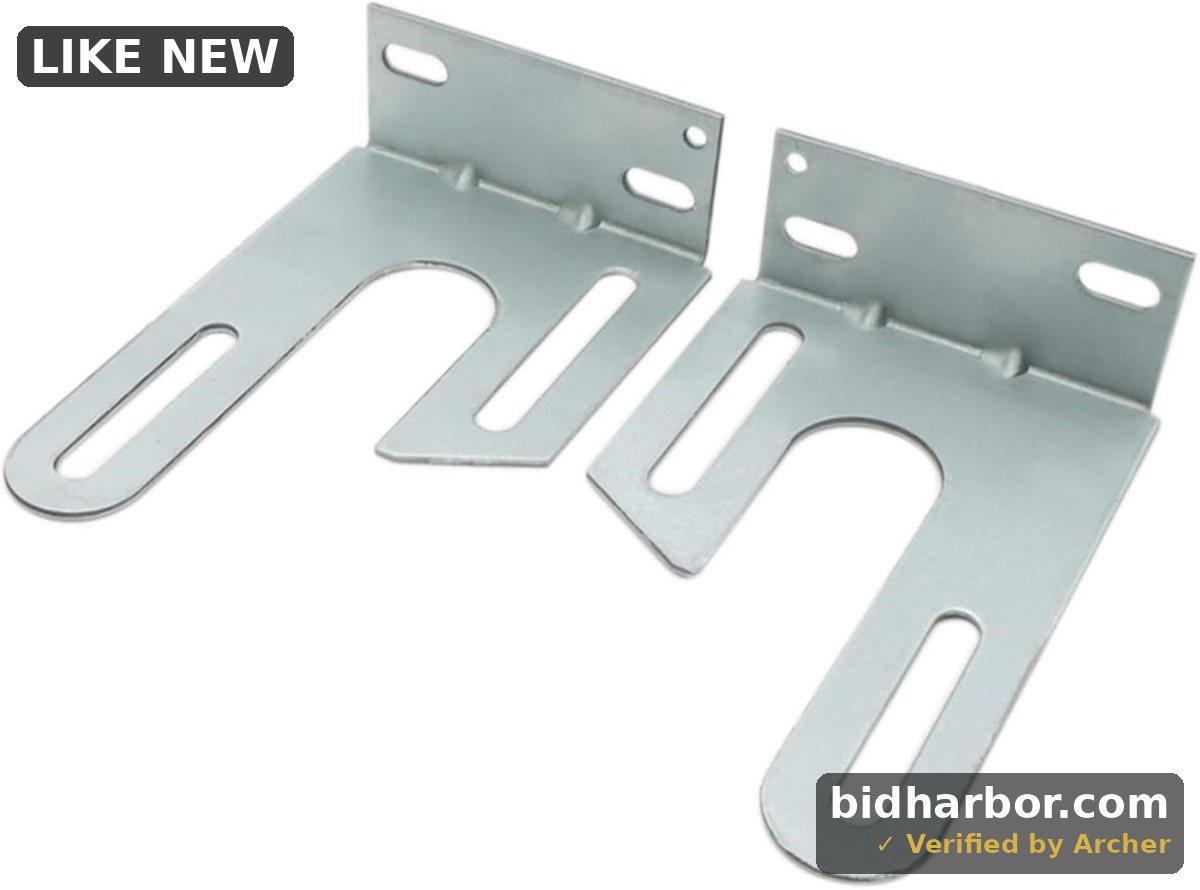 Heavy Duty Residential Garage Door Torsion Spring Center Brackets, Industrial Door Parts Support for 1-3/4" to 2-5/8" ID Springs (Pair)