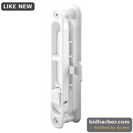 Prime-Line A 222 Sliding Screen Door Latch, White (Single Pack)