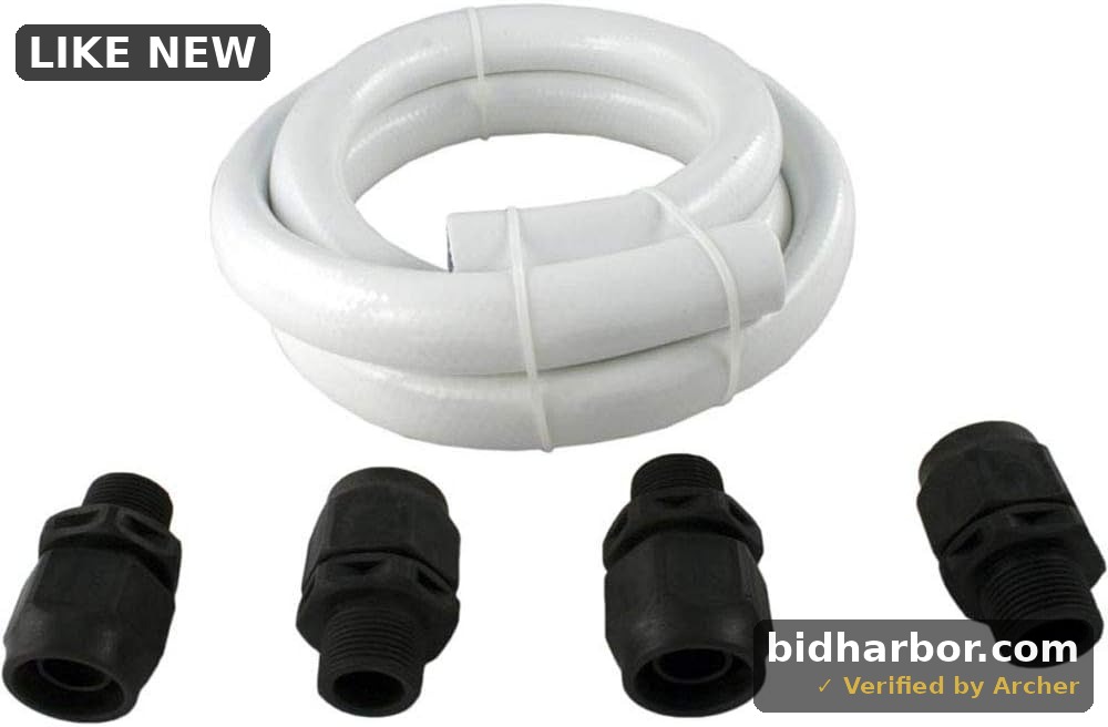 Pentair 353020 White Quick Disc Hose Replacement Kit Pool/Spa Pump and Cleaners