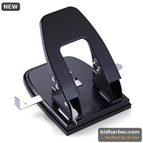 Officemate Standard 2 Hole Paper Punch 30 Sheets Capacity Black (90079)