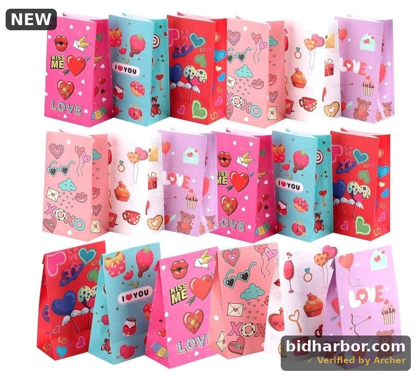36-Piece Assorted Party Favor Gift Bags – 6 Fun Designs for Treats, Gifts & Events