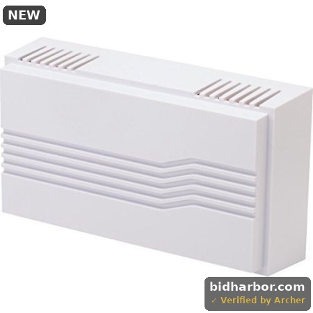 Wired Doorbell Chime, Classic Design, Two-Note, White