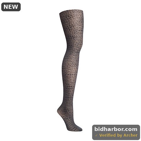3 Pack - Hanes Animal Print 1 Pair Tights, Tall , Black