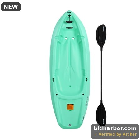 Lifetime Wave 6 Ft Youth Sit-on-Top Kayak with Paddle Seafoam Green (91237)