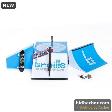 Braille Skateboarding Mini Skateboard Ramp Multicoloured