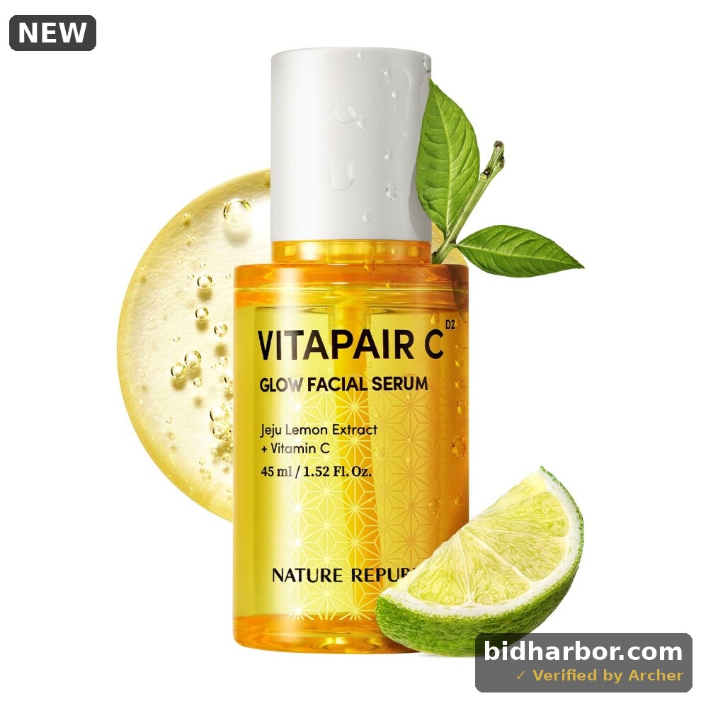 Vitapair C Glow Facial Serum - Vitamin Skin Care Korean Face Products for Hydrating Beauty Women Moisturizer Dry Serums Sensitive