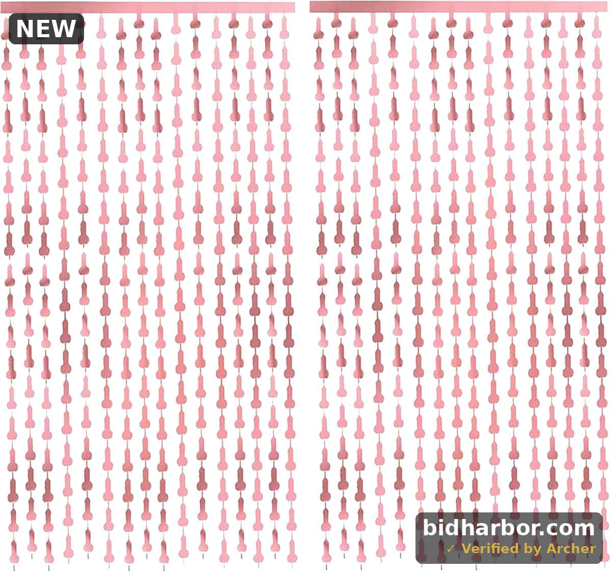Bachelorette Party Decorations Rose Gold Naughty Curtain Pencile Fringe Curtains Bridal Shower Decorations Hen Party Rose Gold