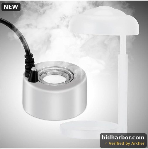 AGPTEK Aluminum Mini Mist Maker Fogger – Water Fountain / Pond Fog Machine Atomizer – New