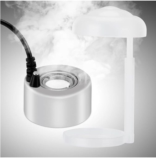 AGPTEK Aluminum Mini Mist Maker Fogger – Water Fountain / Pond Fog Machine Atomizer – New