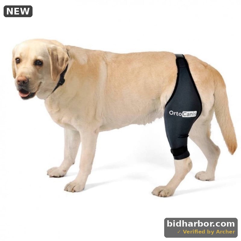 Ortocanis Protector ortopédico de rodilla derecha para perros, diseñado