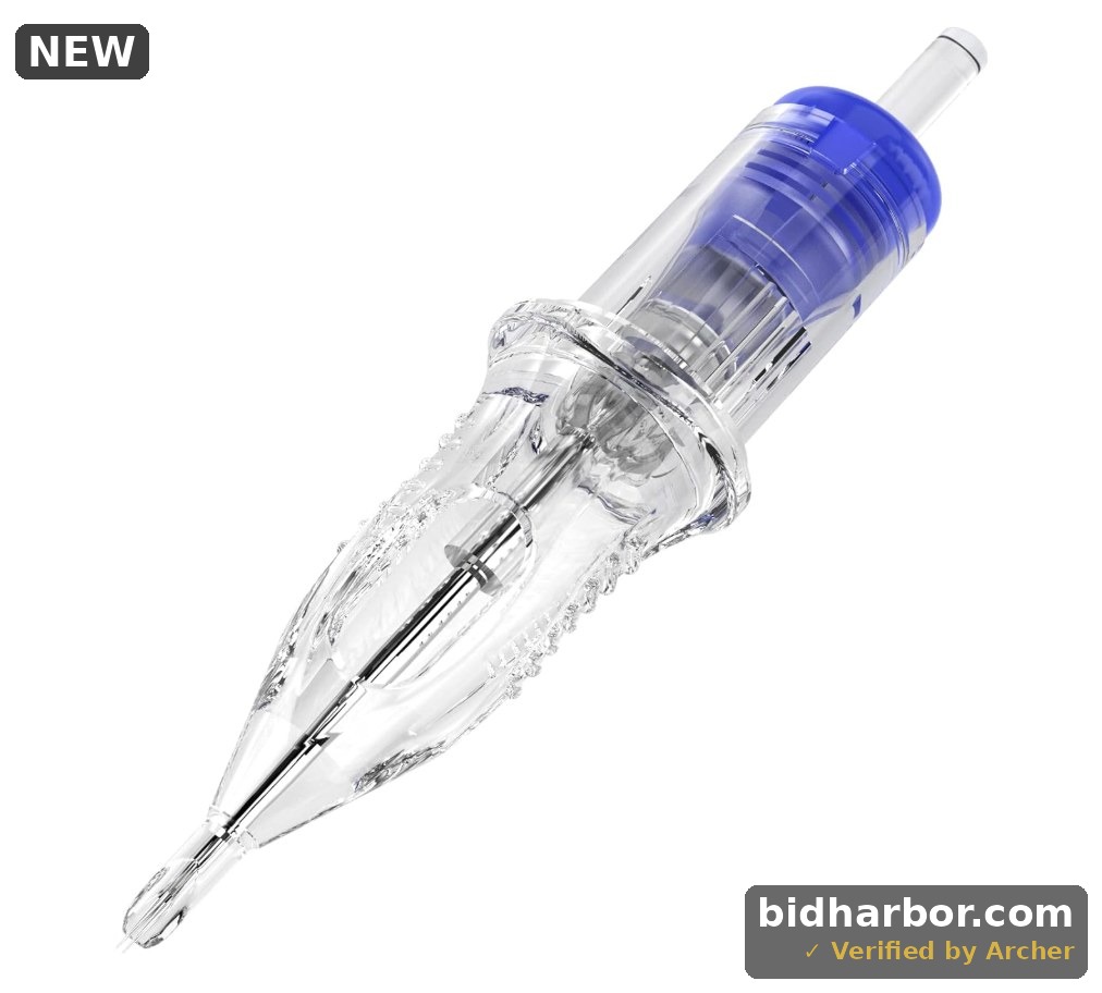 Extreme Professional Tattoo Cartridge Needles #10 Assorted - 20Pcs 1005RL for Rotary Tattoo Pen Round Liner Smooth Ink Flow