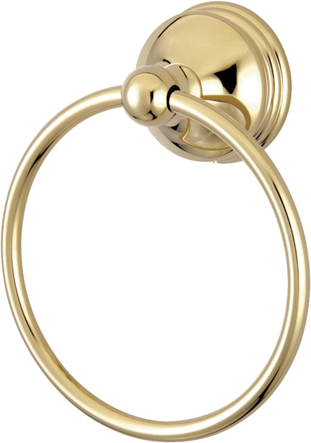 Kingston Brass BA1164PB Vintage Towel-Ring, 6-Inch, Polished Brass