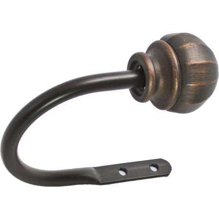 Northbranch Vintage Bronze Steel Hook Curtain Holdback (Set of 2)