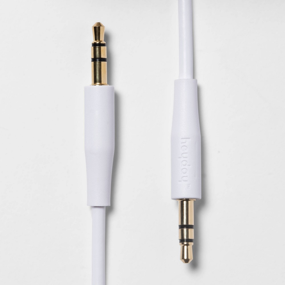 3' Audio Round Cable - Heyday White