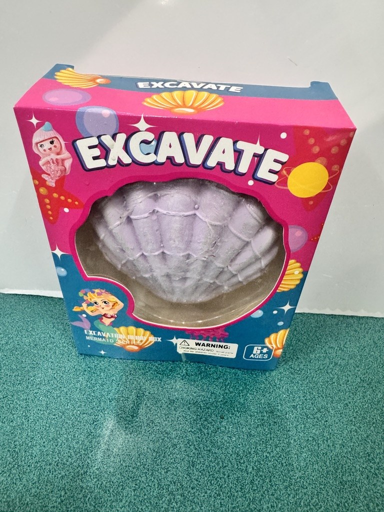 Single Pack - Fun Express 3 1/2" Sea Series Starfish & Seashell Treasure Dig Kits - 1 Pack