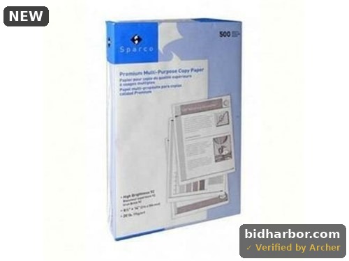Legal Size - 1 Ream Sparco 06420RM Multipurpose Copy Paper Legal - 8 1/2  X 14  - 20 Lb Basis Weight - 500 / Ream - White — Legal - 1 Ream