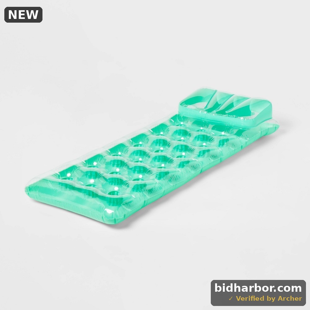 Inflatable Pocket Pool Lounge - 5 -9 - Jade