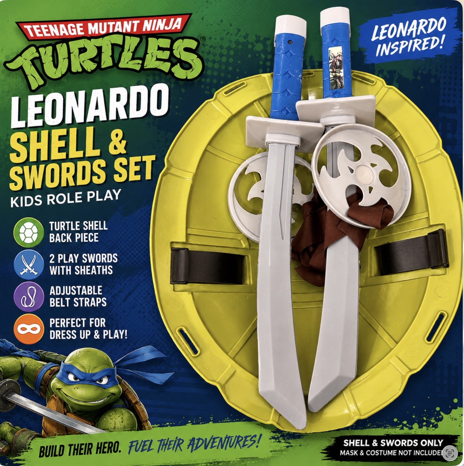 Ninja Turtle Shell & Swords