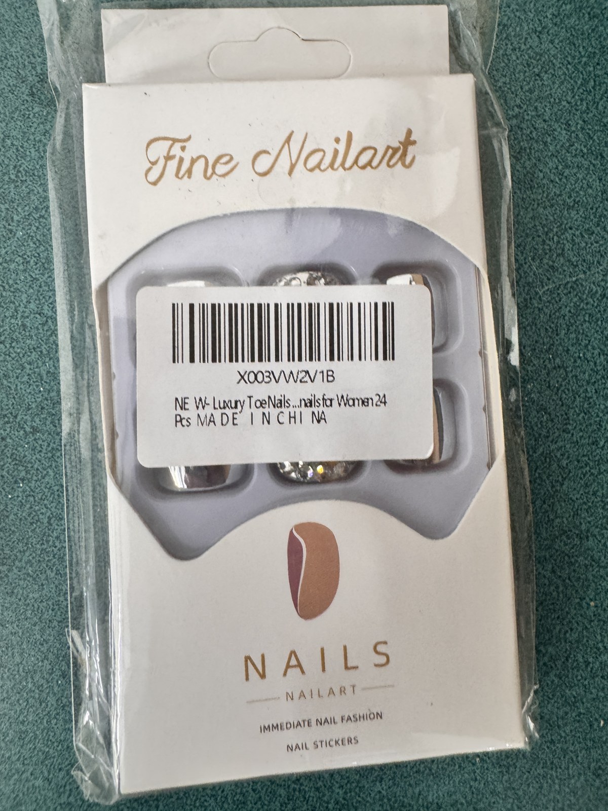 Toe Nails Press on Acrylic Toenails Artificial Press on Toes Nails Full Cover Fake Toe Nails Full Cover Toenail Press ons Natural Glossy Glue on Toenails for Women 24 Pcs