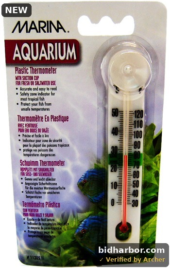 Marina Plastic Thermometer W/Suction Cup