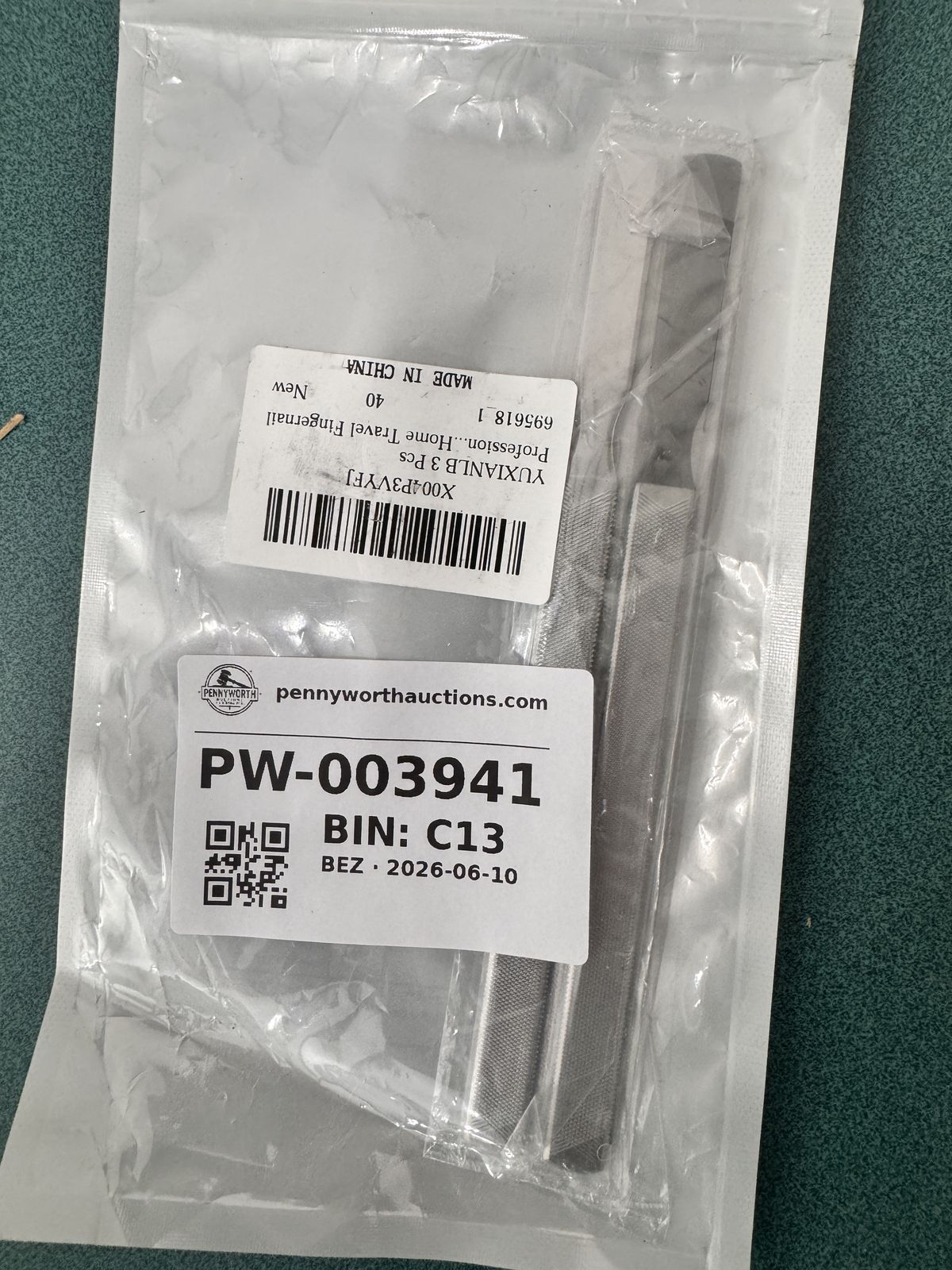 3 Pack Diamond Deb Nail File Double Sided Nail Filer Stainless Steel Metal Manicure Pedicure Toenails Tools Professional Manicure Pedicure Tool Fingernail Toenail File for Salon Home