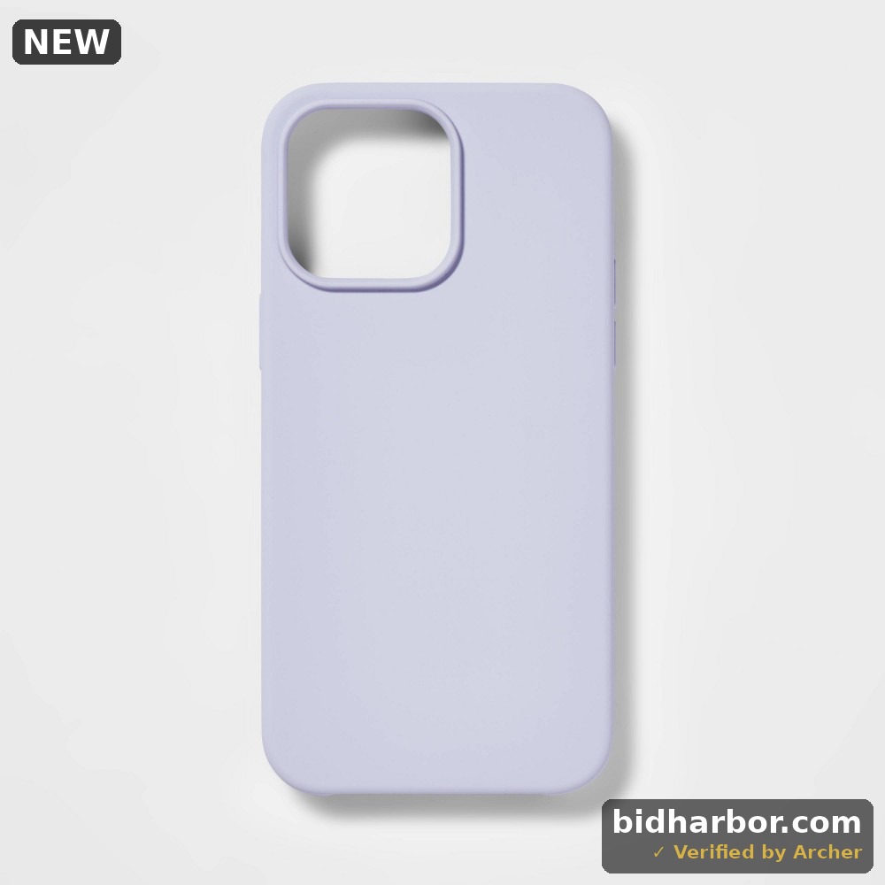 iPhone 14 Pro Max Silicone Case — Soft Purple