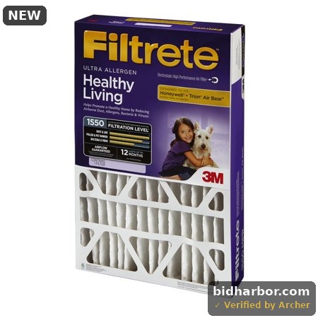 Filtrete 16 in. x 25 in. x 4 in. MERV 12 Pleated Allergen Air Filter – Single Filter