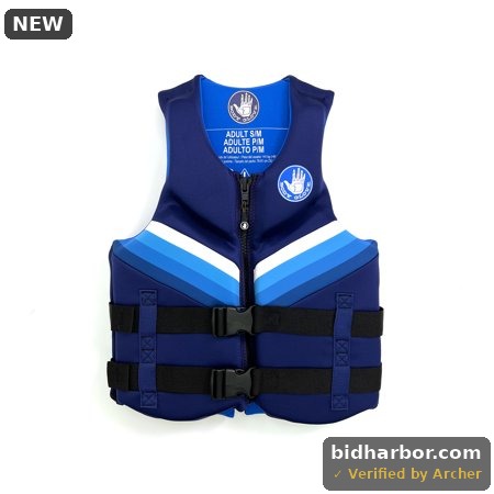 Body Glove Men S Dual-Size Evoprene PFD Life Jacket and Vest Male Small  Medium  Blue